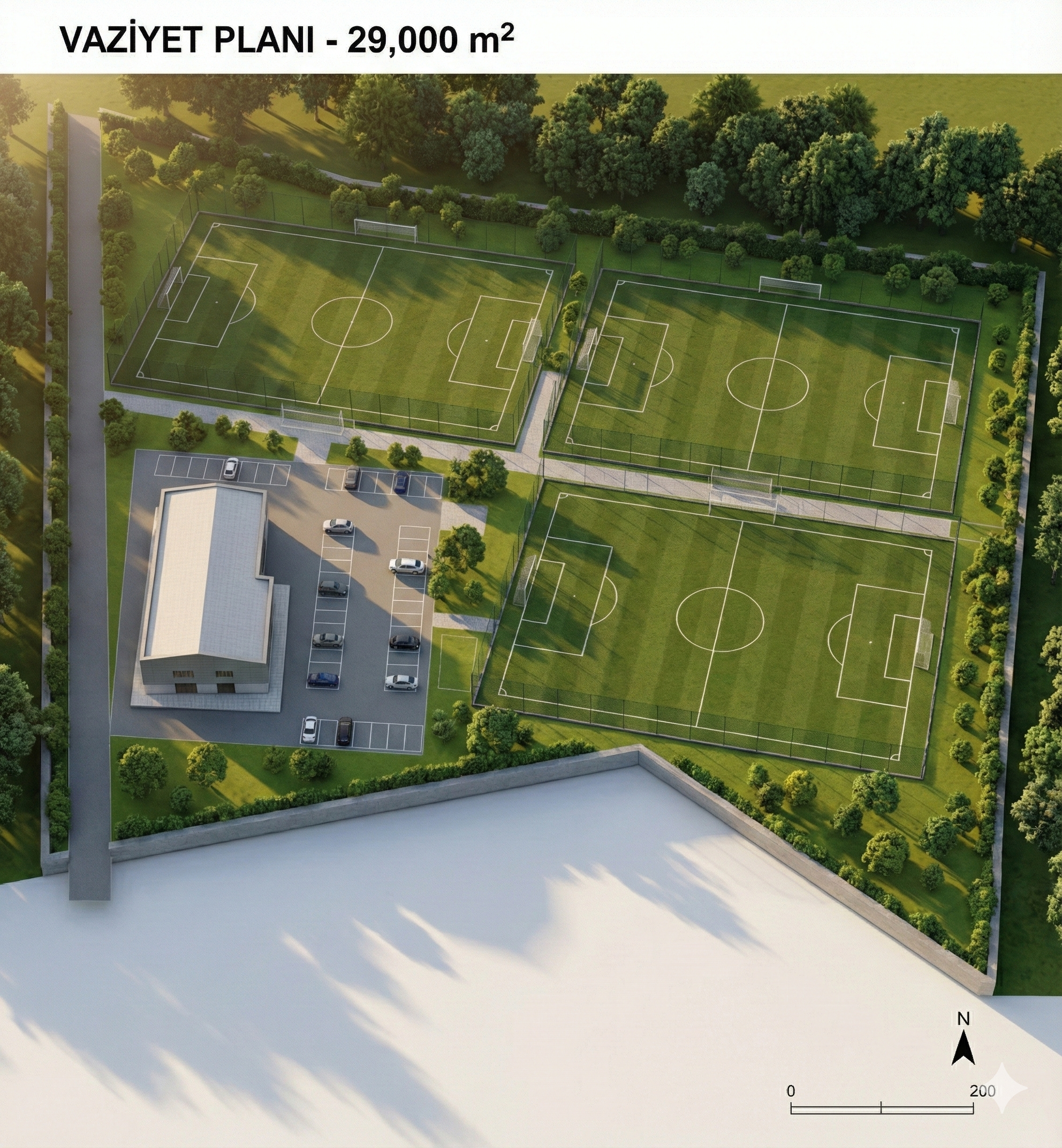 Profesyonel Futbol Sahası Yapımı | Anahtar Teslim Suni Çim Saha İnşaatı